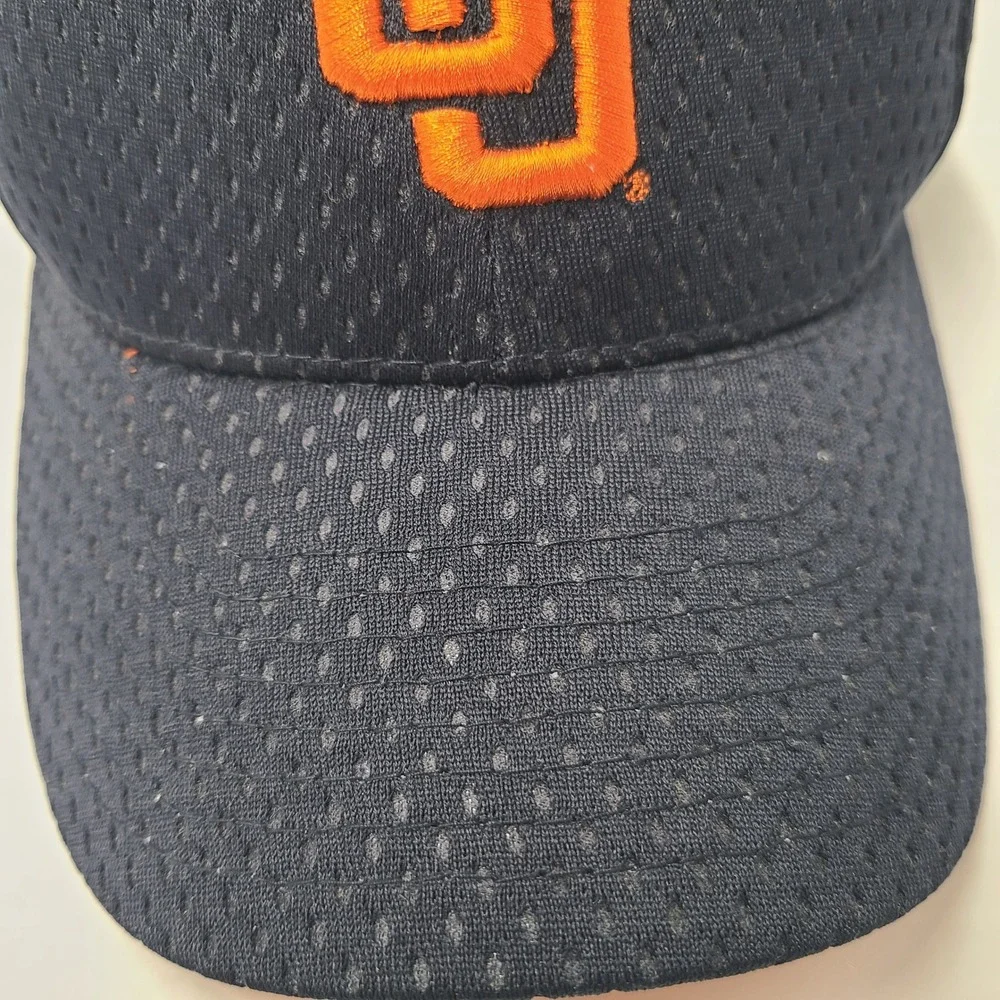 Syracuse Orange Hat Fitted M-L Jersey Mesh Zephyr Blue Orange NCAA University - Picture 3 of 11